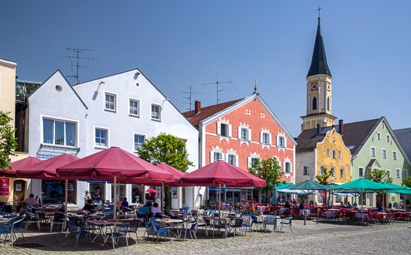 Historische binnenstad Kelheim Donau