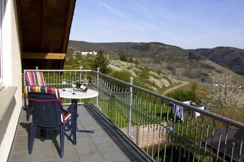 Zell vakantiewoning met Moezelzicht en balkon