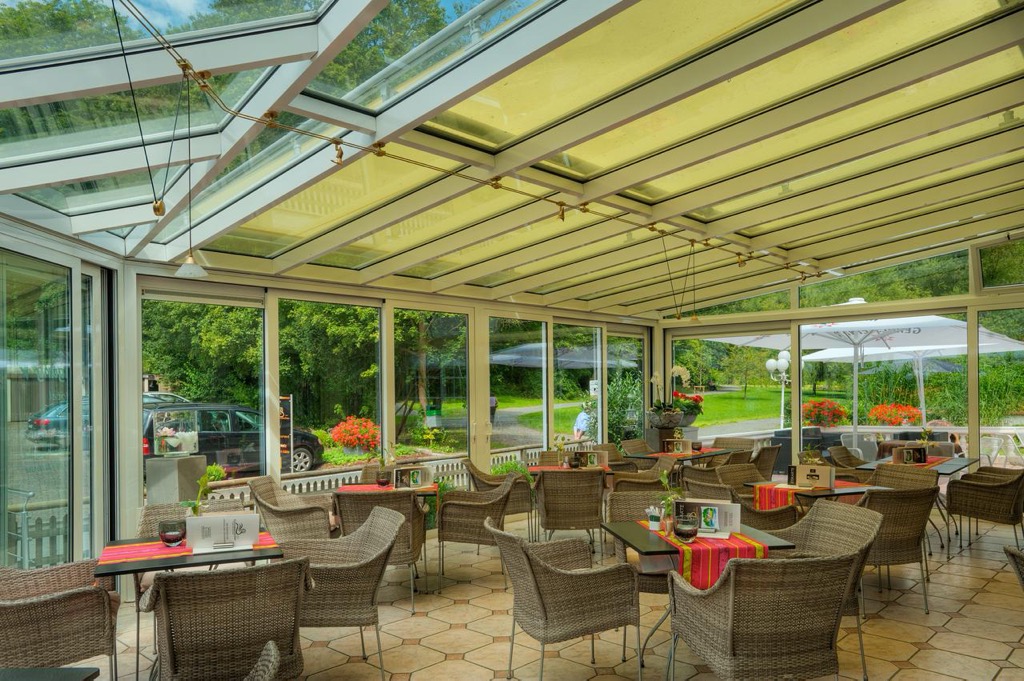 Terras hotel Schwanenweiher