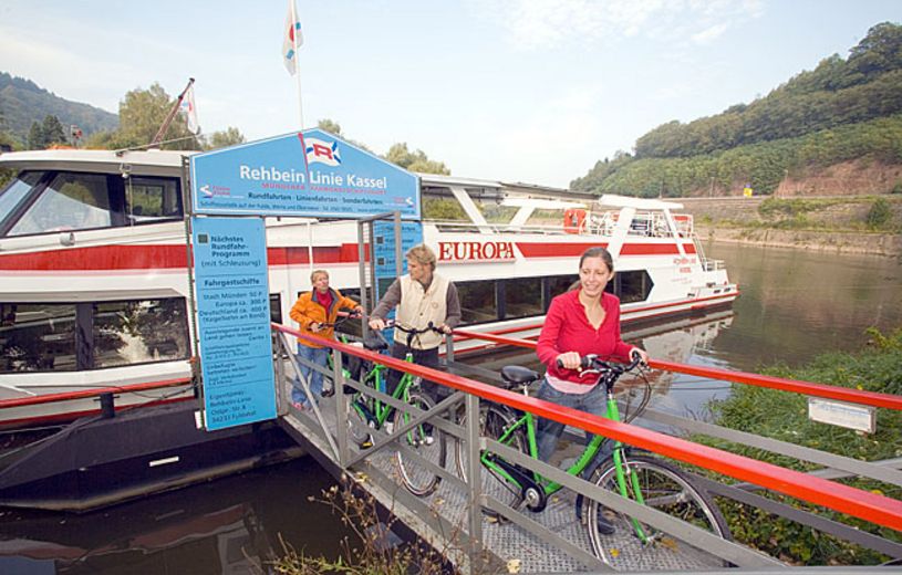 Weser fiets en boot