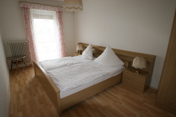 1 van de slaapkamers in de vakantiewoning