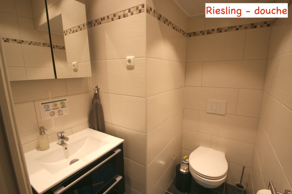 Riesling - nieuwe douche