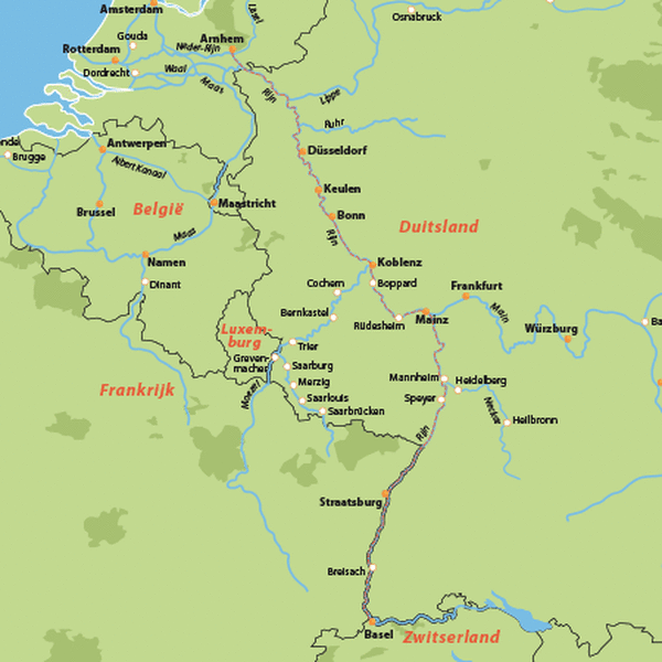 Basel vaarroute