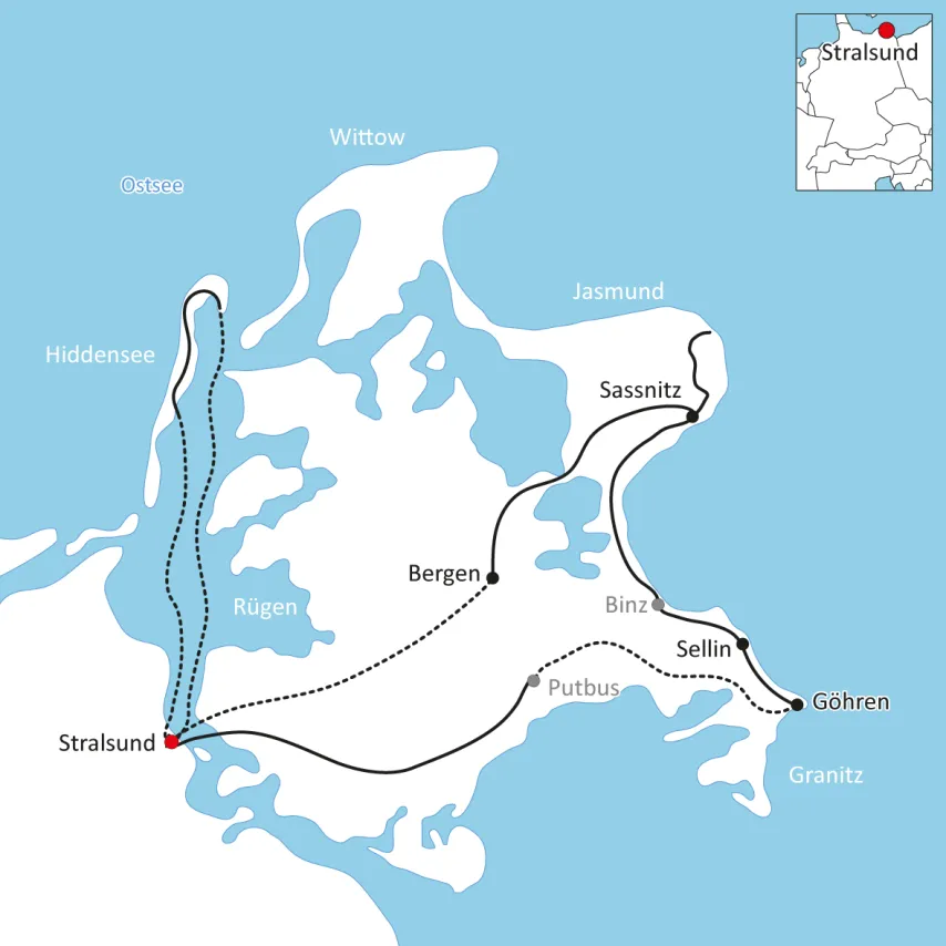 Rondfietstocht Stralsund