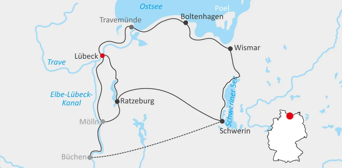 fietsroute achterland oostzee