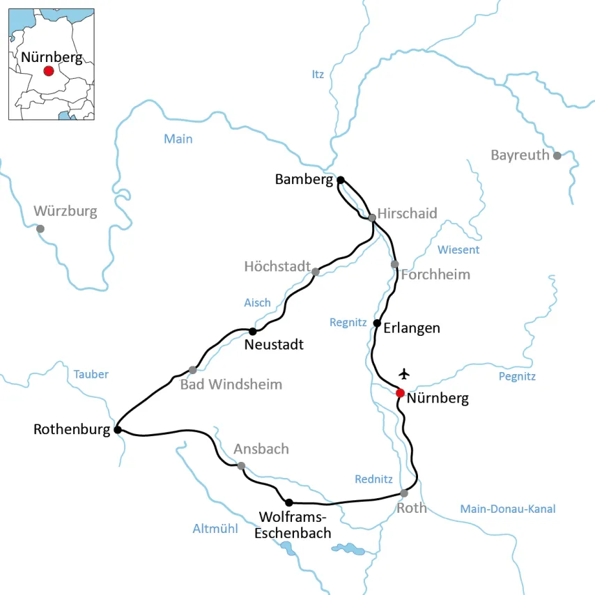 biertour route