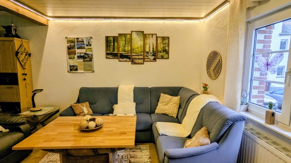 Ferienhaus Movika woonkamer